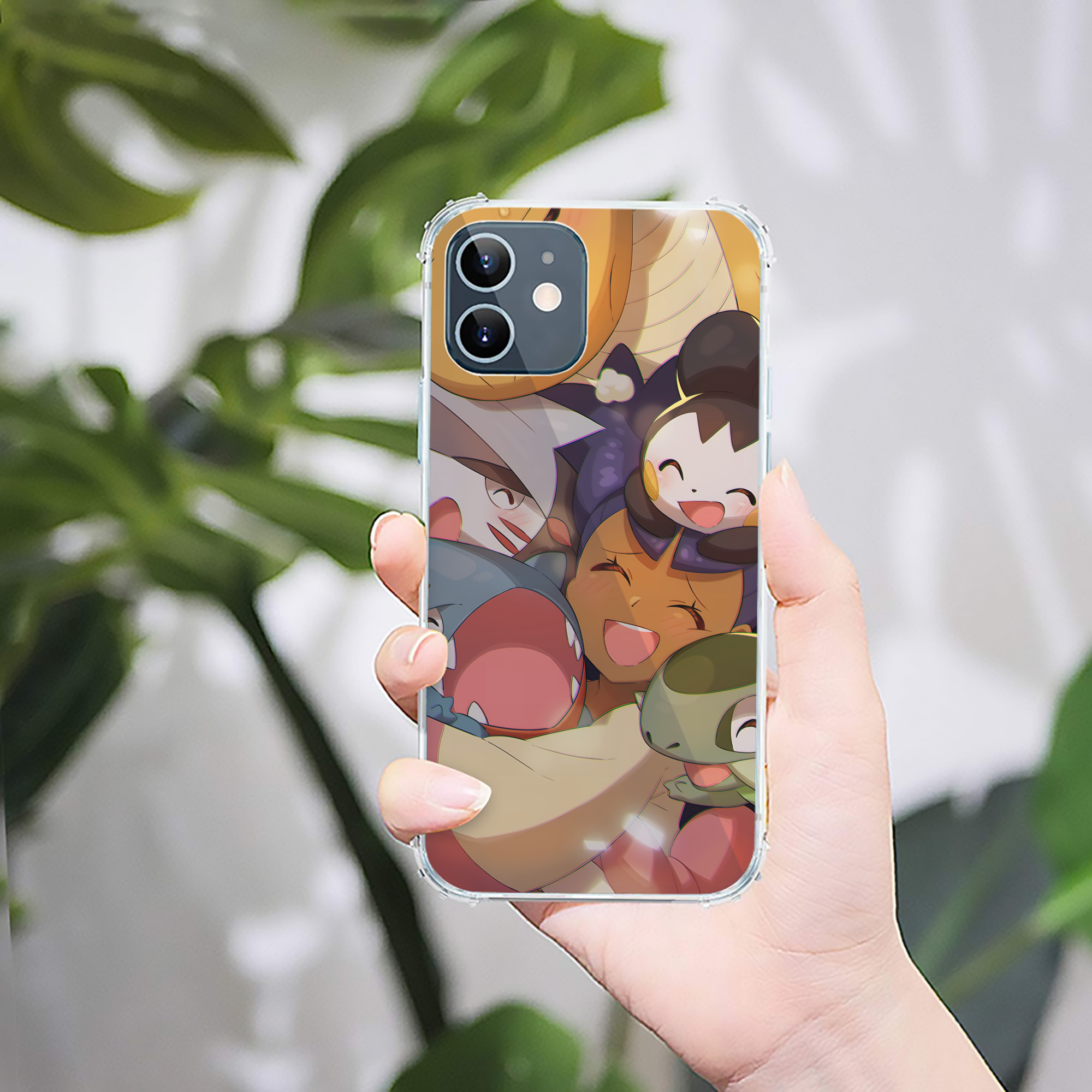 （画像用） ポケットモンスター Pokémon 【iPhone 12シリーズ対応】透明スマホケース（クリアソフトケース）